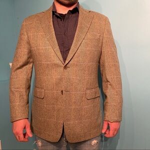 Maximillian men’s cashmere plaid blazer  in size 40‎ regular